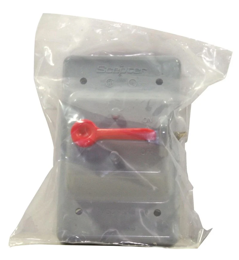 COVER PLATE PVC RIGID 1G WEATERPROOF FOR 1 SWITCH