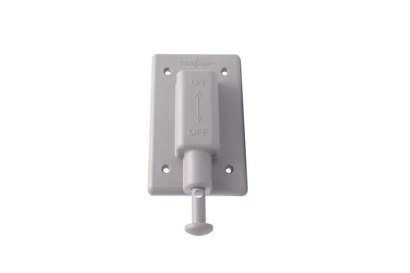 COVER PLATE PVC RIGID 1G WEA.PR.1 SWITCH STYLE PLUNGER HD