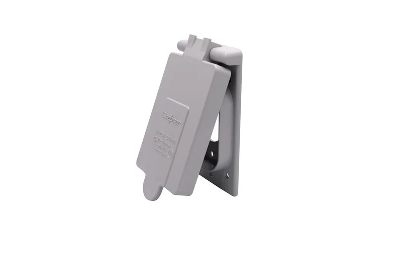 COVER PLATE PVC RIGID 1G WE.P. 1 RECEPTACLE SINGLE 15A