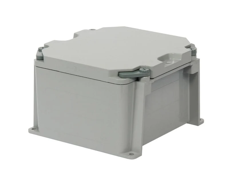 JUNCTION BOX PVC RIGID 6"X6"X4"
