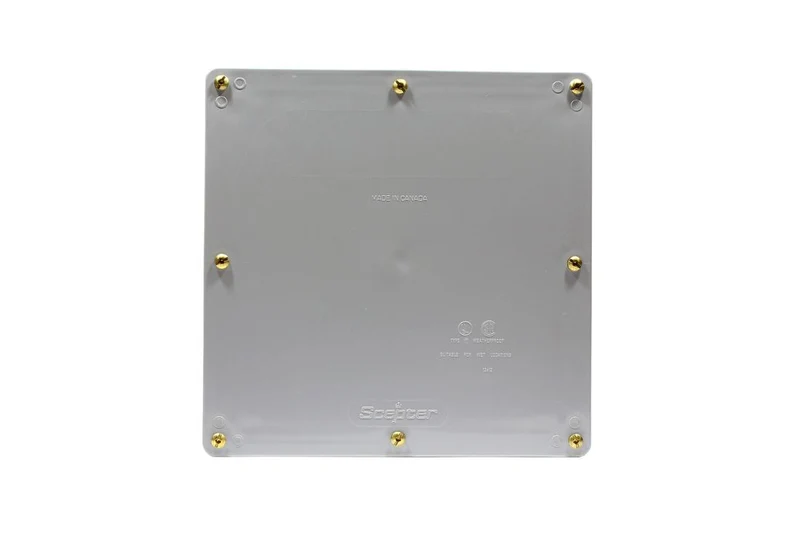 JUNCTION BOX PVC RIGID 12X12X6"