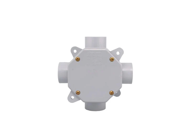 BOX OCTAGONAL PVC RIGID 4X2"