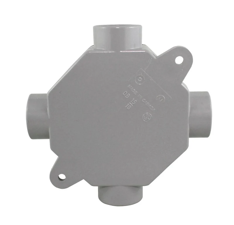 BOX OCTAGONAL PVC RIGID 4X1-1/2"