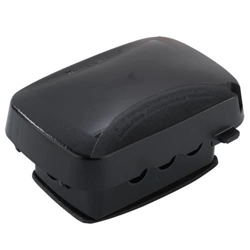 COVER WEATHERPROOF 1G VERTICAL/HORIZONTAL 2.75' BLACK