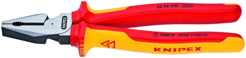 PLIERS HIGH LEVERAGE COMBINATION 1000V INSULATED 9" LONG