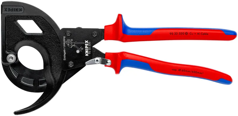 12 1/2" 3 Stage Drive Ratcheting Cable Cutter