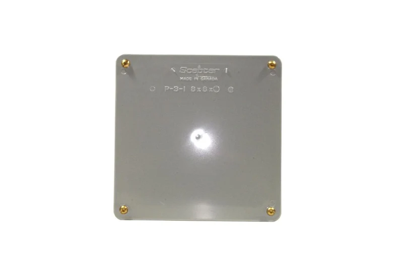 JUNCTION BOX PVC RIGID 8X8X7"