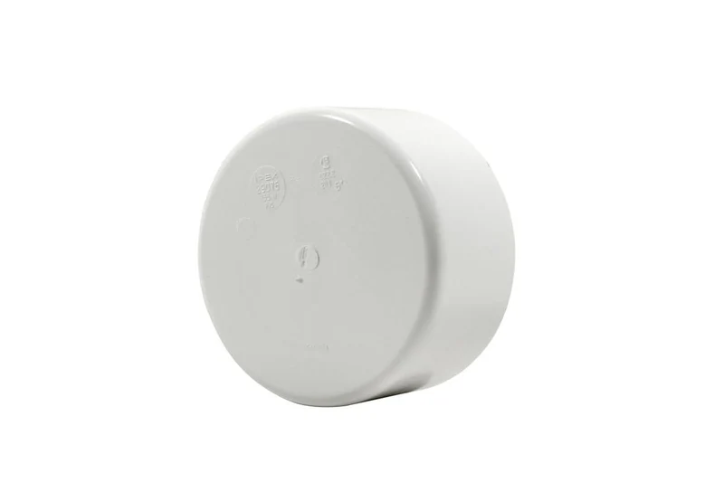 END CAP PVC RIGID 6" SOLVENT WELD