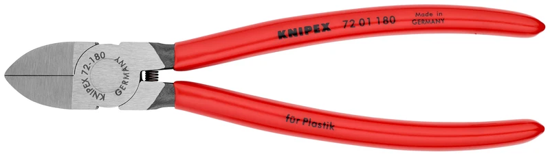 7 1/4" Diagonal Pliers for Flush Cutting Plastics