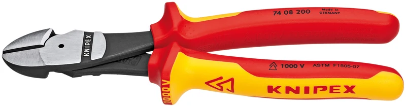 8" High Leverage Diagonal Cutters-1000V Insulated