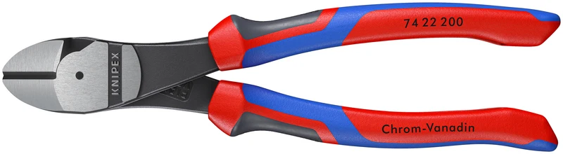 8" High Leverage 12° Angled Diagonal Cutters