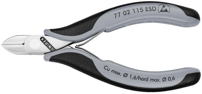 4 1/2" Electronics Diagonal Cutters-ESD Handles