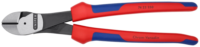 10" High Leverage 12° Angled Diagonal Cutters