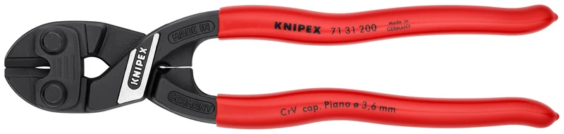 8" CoBolt® High Leverage Compact Bolt Cutters-Notched Blade