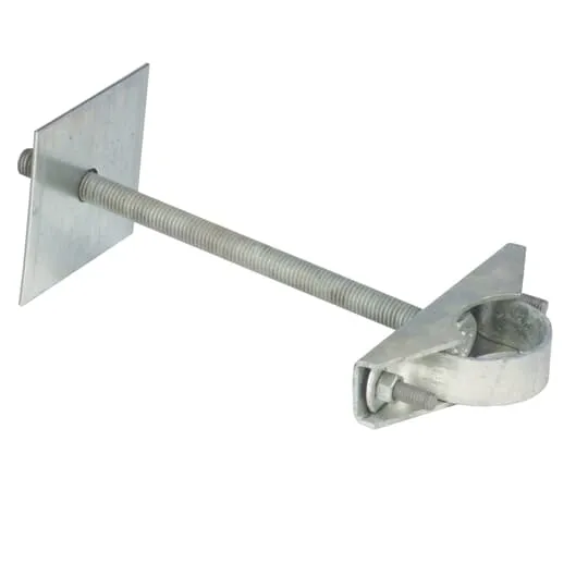 SUPPORT CLAMP C/W 5/8X 10" FULLY THREAD BOLT & 4X 4" WAS.
