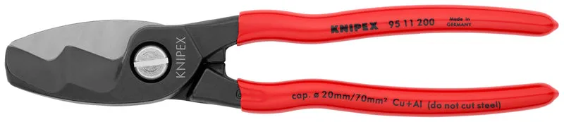 8" Cable Shears-Twin Cutting Edges