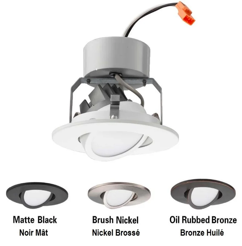 MODULE LED 4" RECESSED RETROFIT 7.7W 3000K OIL RUBBED BZ