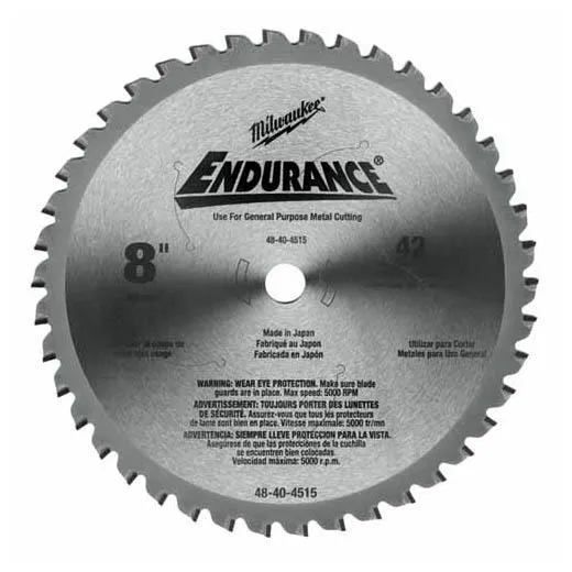 BLADE CIRCULAR SAW 8" DIAMETER 42-TPI 5/8" ARBOR