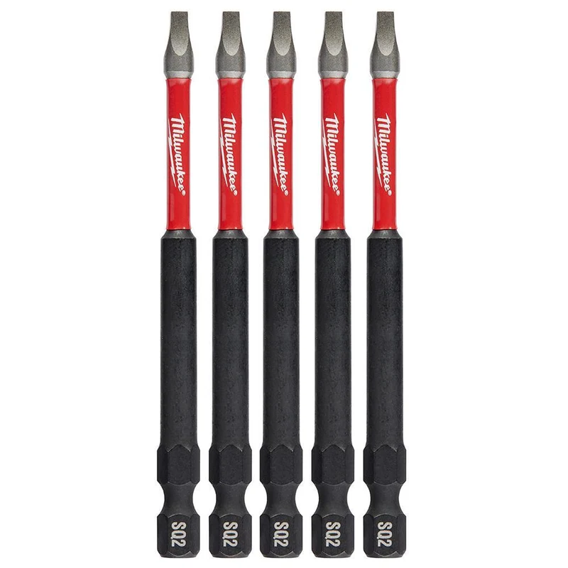 BIT INSERT "SHOCKWAVE" SQUARE #2 RECESS 3-1/2" LENGTH 5PK