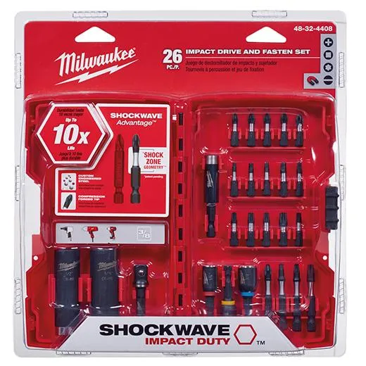 BIT SHOCKWAVE DRIVER KIT OF 26 PIECES
