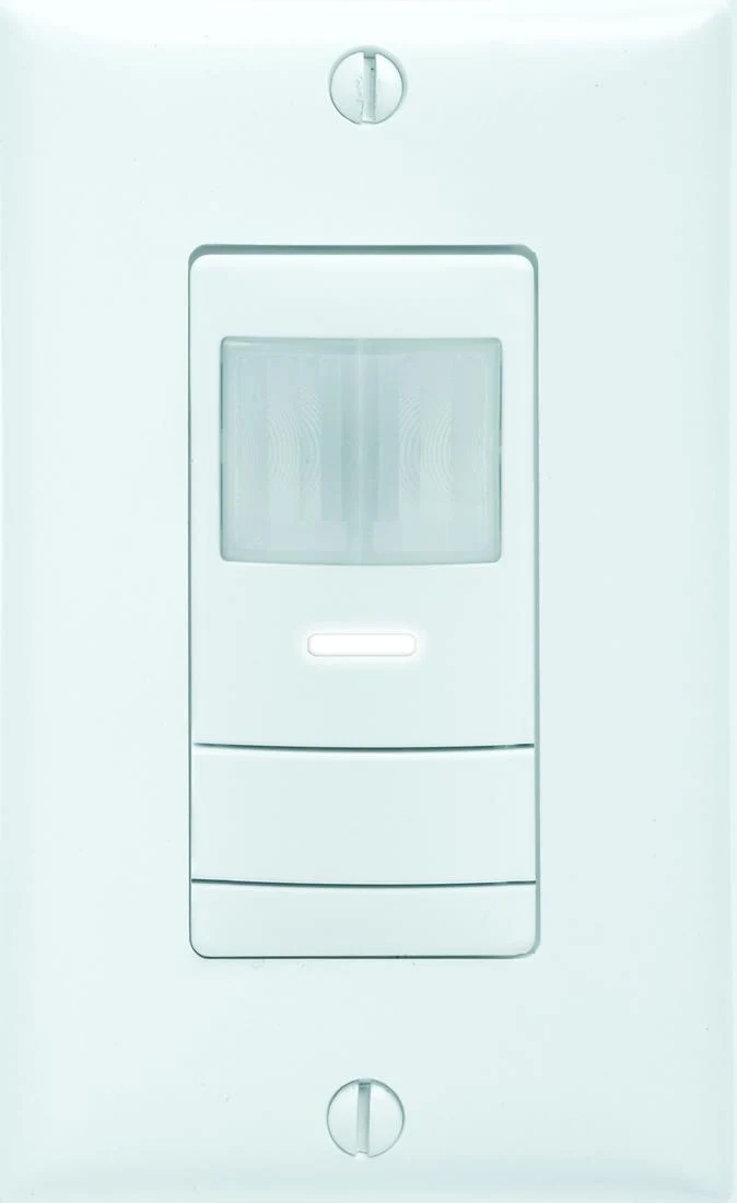 OCCUPANCY SENSOR 180D WALL SWITCH 120/277V WHITE