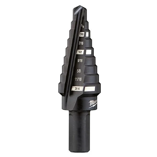 BIT STEP DRILL #3 1/4 TO 3/4" SIZE 3/8" SHANK