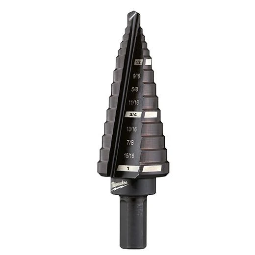 BIT STEP DRILL #8 1/2 TO 1" SIZE 3/8" SHANK