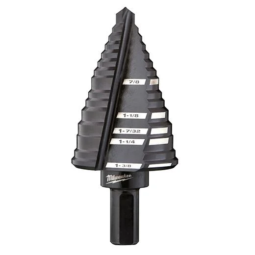 BIT STEP DRILL #12 7/8 TO 1-1/8" SIZE 3/8" SHANK