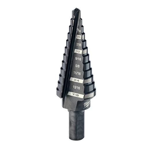 BIT STEP DRILL #4 3/16 TO 7/8" SIZE 3/8" SHANK