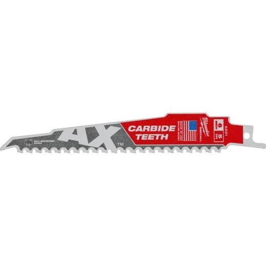 BLADE SAWZALL WOOD WITH NAILS CARBIDE 5 TPI 6"