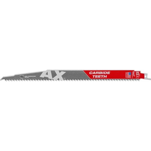 BLADE SAWZALL WOOD WITH NAILS CARBIDE 5 TPI 12"
