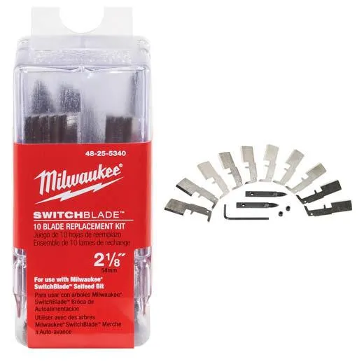 BLADE FOR BIT SELFEED SWITCHBLADE 2-1/8" 10 PIECES