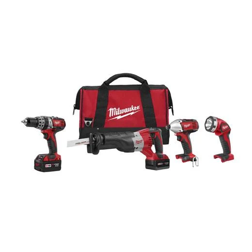 DRILL HAMMER/SAWZALL SAW/HEX DRIVER/WORK LIGHT 18V KIT