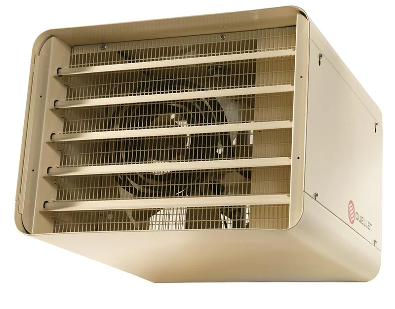 Commercial industrial suspended unit heater 30000W 600V 3ph almond