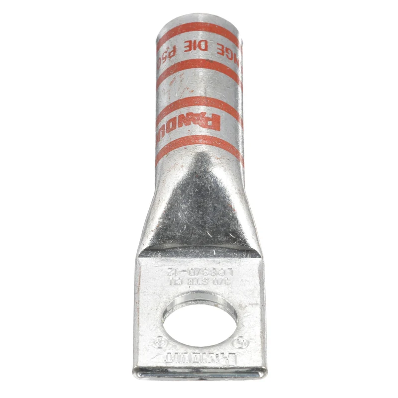 Pan-Lug™ Comp. Lug, 3/0, Long, Tin Plt Copper, Strt, One 0.5" Stud LCB3/0-12-X