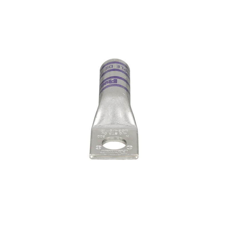 Pan-Lug™ Comp. Lug, 4/0, Long, Tin Plt Copper, Strt, One 1/2" Stud LCB4/0-12-X