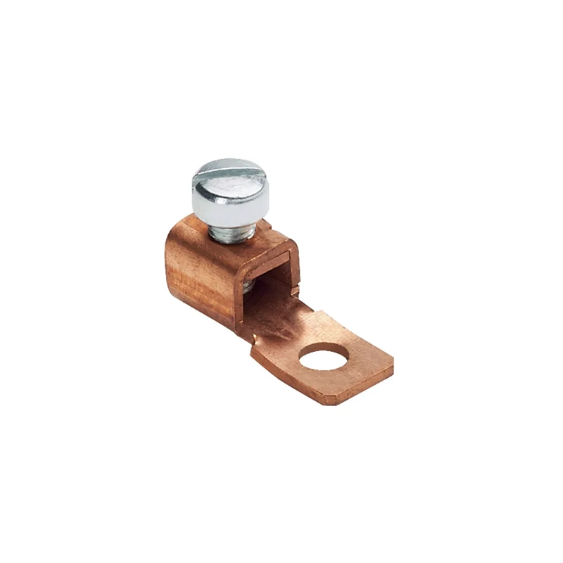 Pan-Lug™ Mech Con-Lugs, Copper, Strt, One 3/16" Stud, PK100 CXS35-36-C