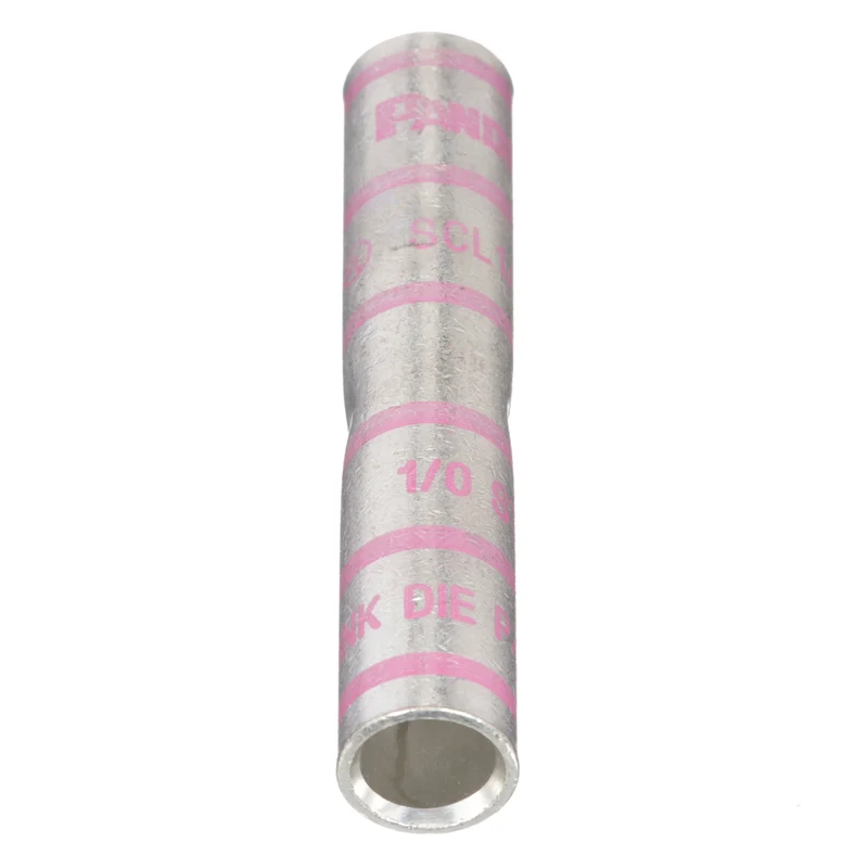 Pan-Lug™ Comp. Splice, Long, 1/0, Tin-Plated Copper, PK10 SCL1/0-X