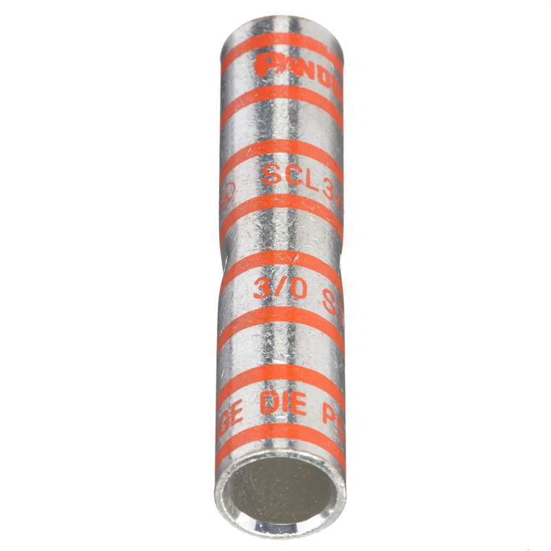 Pan-Lug™ Comp. Splice, Long, 3/0, Tin-Plated Copper, PK10 SCL3/0-X
