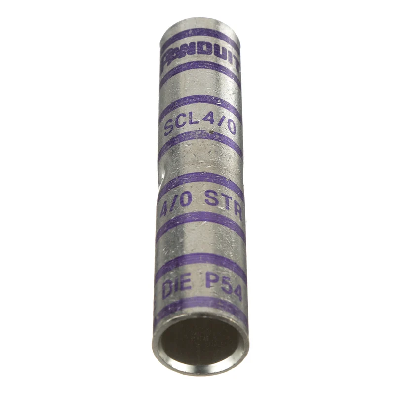 Pan-Lug™ Comp. Splice, Long, 4/0, Tin-Plated Copper, PK10 SCL4/0-X