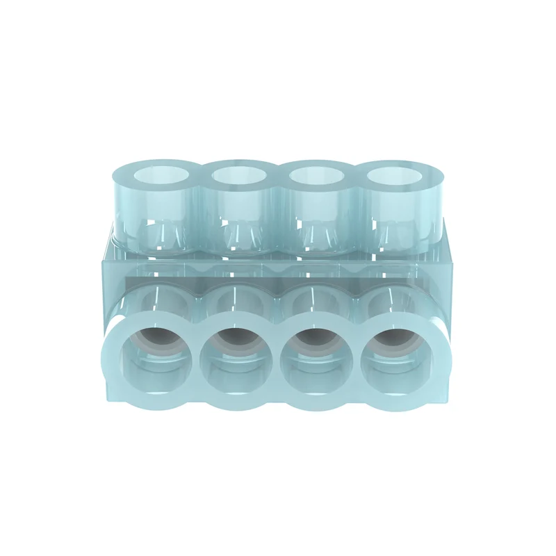 Pan-Lug™ Multi-Tap Mech Con, Double Sided, 4, Tin Plt Al, PK6 PCSB4-4-6Y