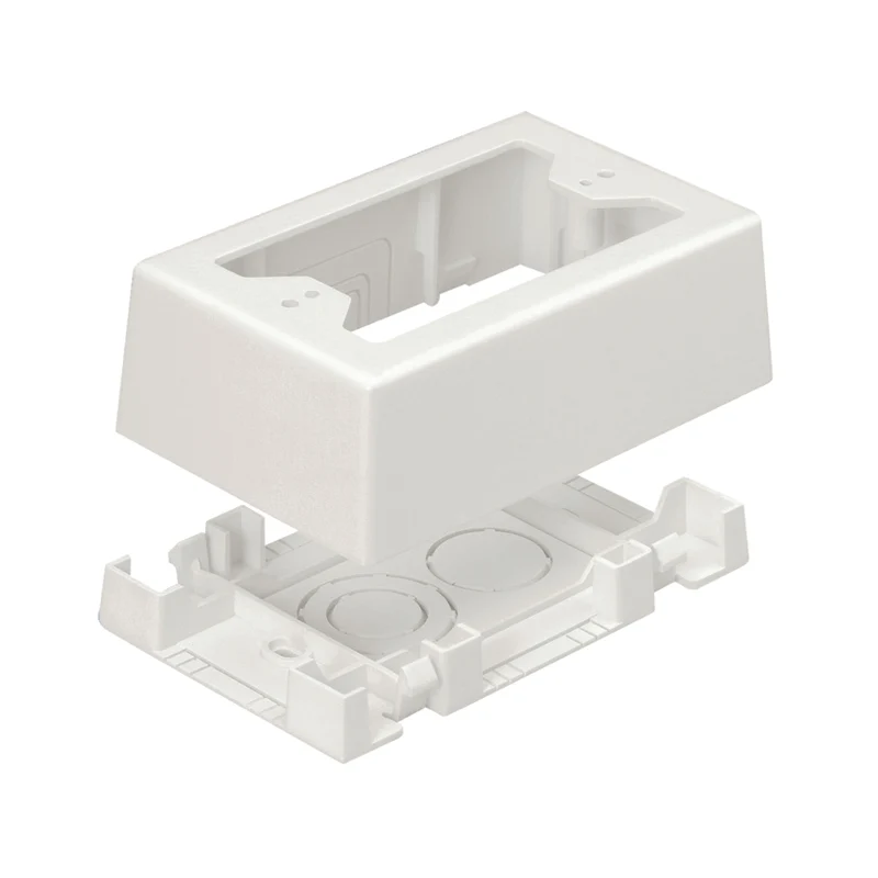 Surface Raceway, Low Voltage Junction Box, Off White JBX3510IW-A