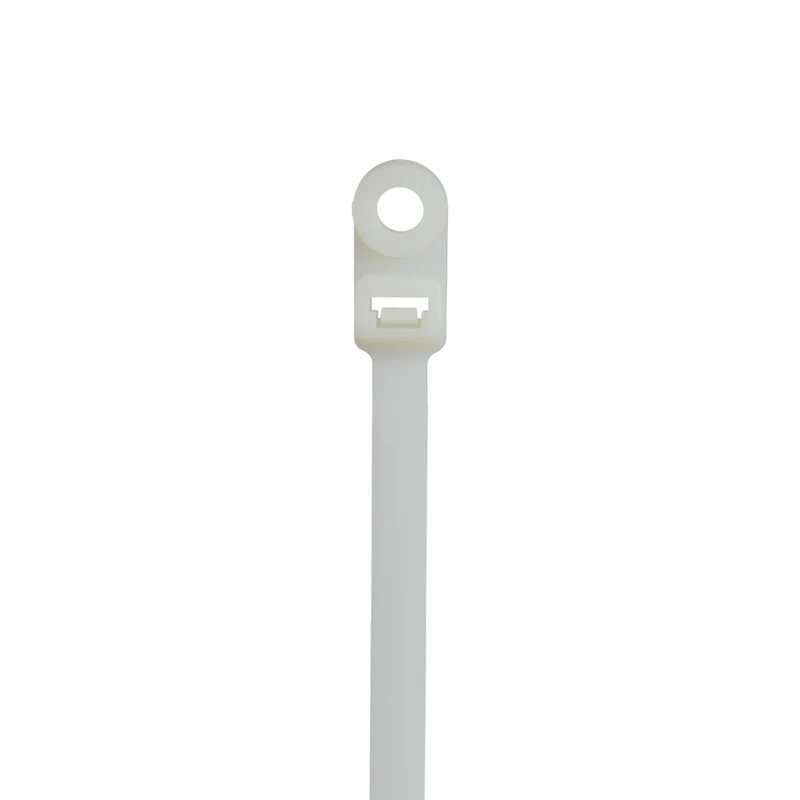 StrongHold™ Cable Tie, Nat., PA 6.6, 50lb Min Loop Tensile, 7.87" SC8-50-S10-C