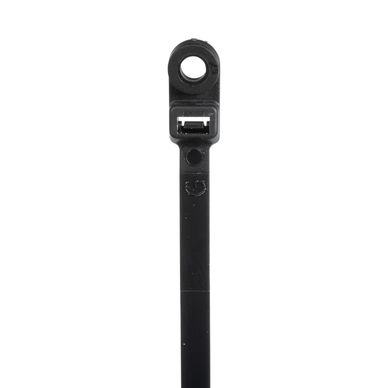 StrongHold™ Cable Tie, Black, PA 6.6, 50lb Min Loop Tensile, 7.87" SC8-50-S10-C0