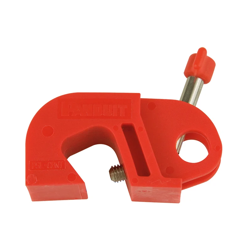 Circuit Breaker Lockout no tool, Nylon, Red, 2.05"x0.75", PK1 PSL-CBNT