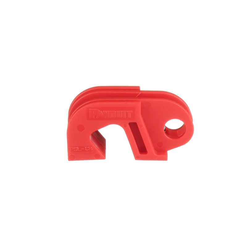 Circuit Breaker Lockout, Nylon, Red, 2.05"x0.75", PK1 PSL-CB