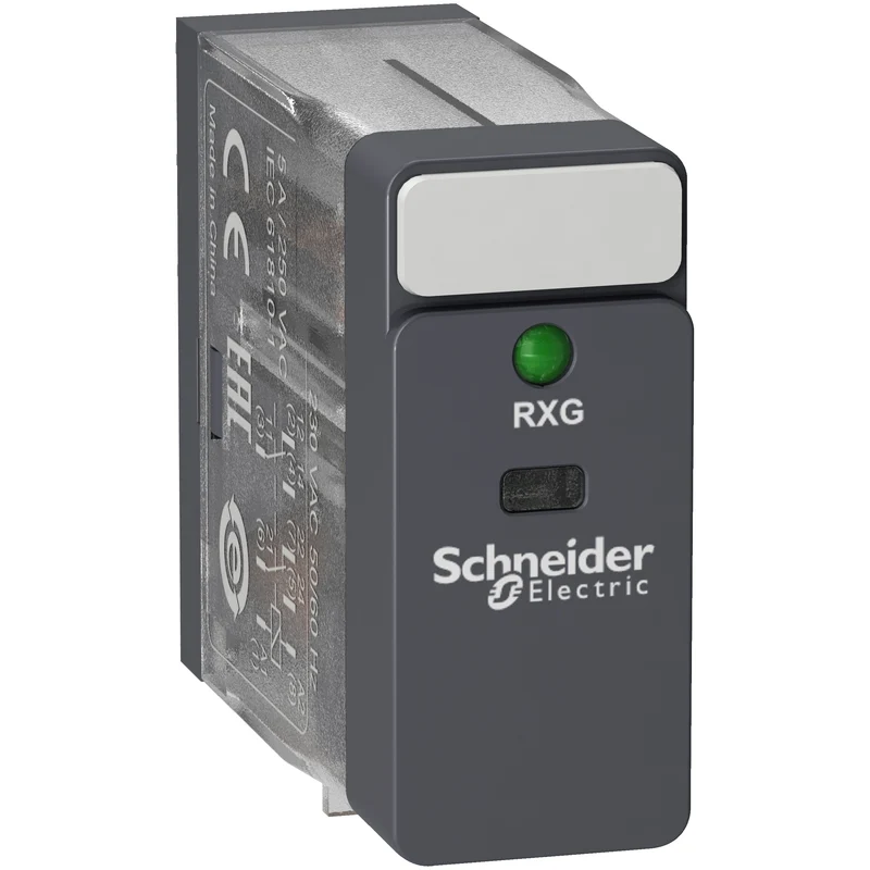 RELAY PLUG-IN 2 C/O STANDARD WITH LED 24VAC 5 A