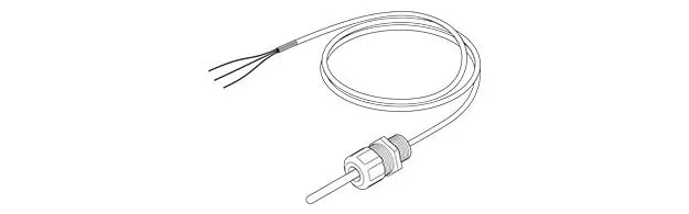 RTD TEMPERATURE SENSOR FOR AMBIENT SENSING -100F TO 300F