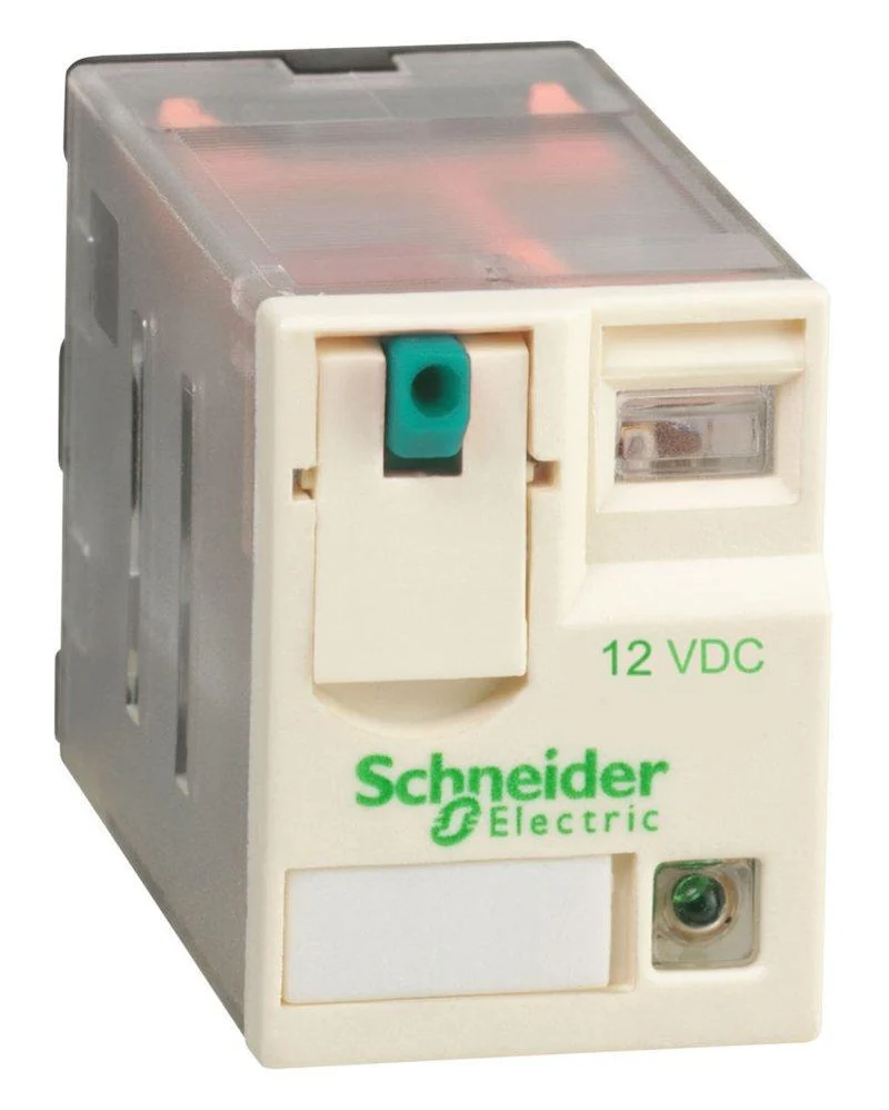 RELAY PLUG-IN 12A DPDT 250V 2NO/NC CONT LED 12VDC COIL