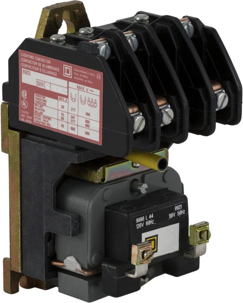 CONTACTOR LIGHTING 3P 20A 600V 120VAC COIL OPEN TYPE